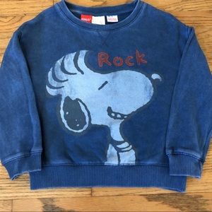 Toddler snoopy peanuts sweater